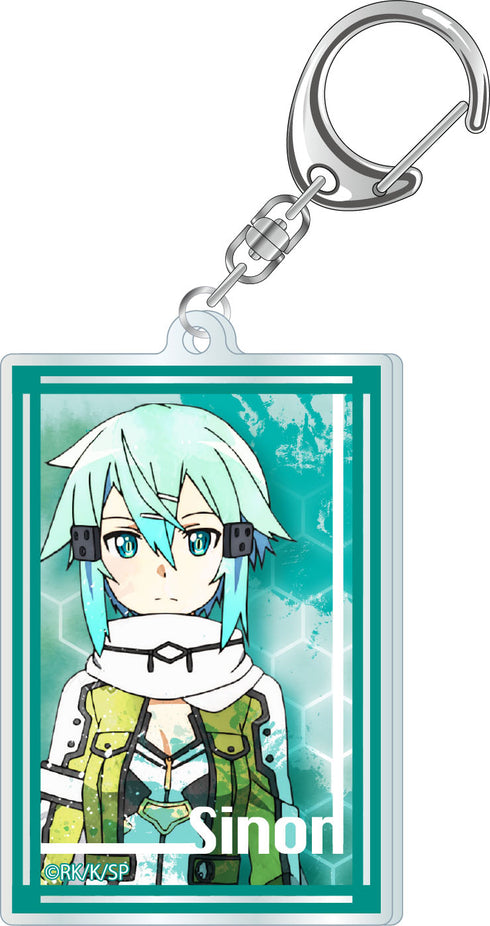 『 ソードアート・オンライン』ウェットカラーシリーズ アクリルキーホルダー シノン GGO ver.